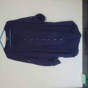 Roaman's button down dark blue shirt